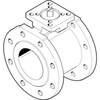 Ball valve Series: VZBC Stainless steel/PTFE Bare stem PN16 Flange DN80